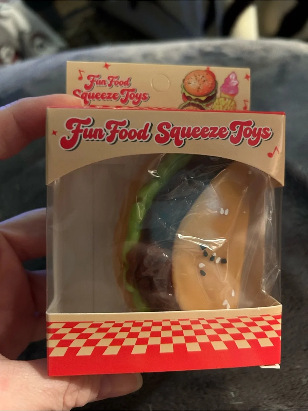 Taco Squishy Toy - Tan & Green